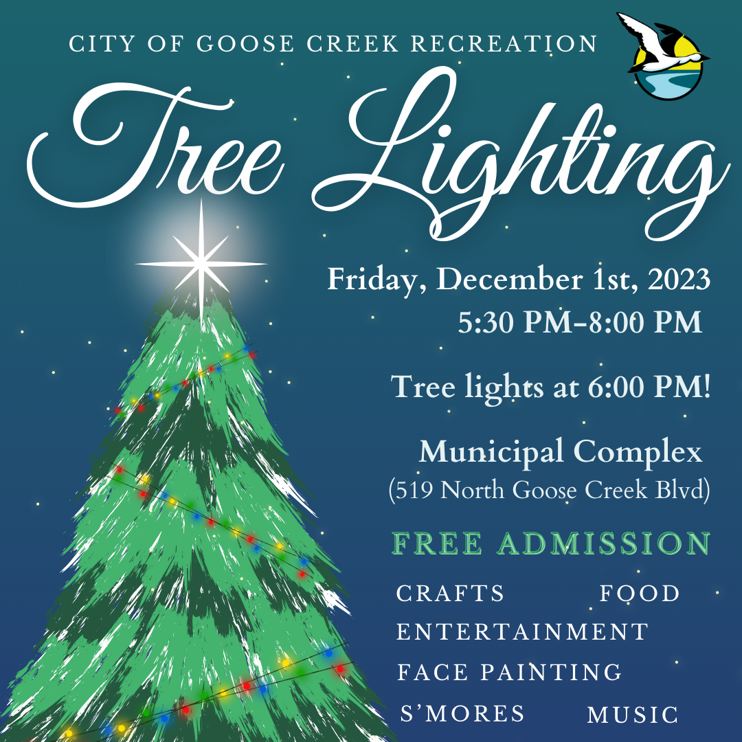 Christmas in the Creek Tree Lighting, Fri, 12/01/2023 1730 The